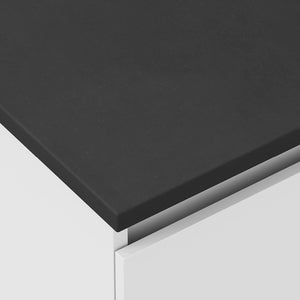 FIENZA CARBON BOWL RECTANGULAR CONCRETE BENCHTOP (AVAILABLE IN 750MM, 900MM, 1200MM, 1500MM AND 1800MM)