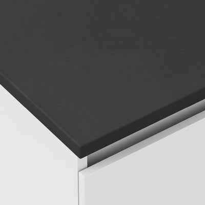 FIENZA CARBON BOWL RECTANGULAR CONCRETE BENCHTOP (AVAILABLE IN 750MM, 900MM, 1200MM, 1500MM AND 1800MM)