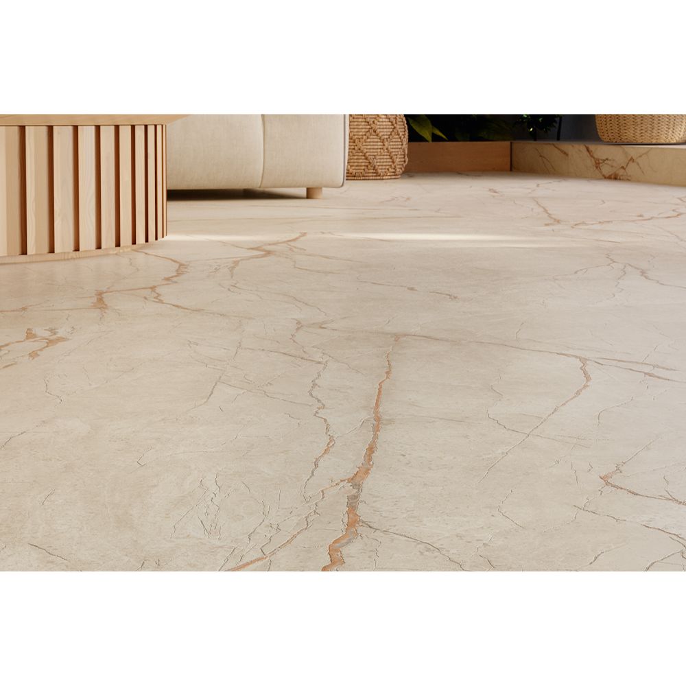 EVERSTONE NOBLE STONE CANELA ROMA NATURAL 600X600MM SQUARE TILE (PER BOX)