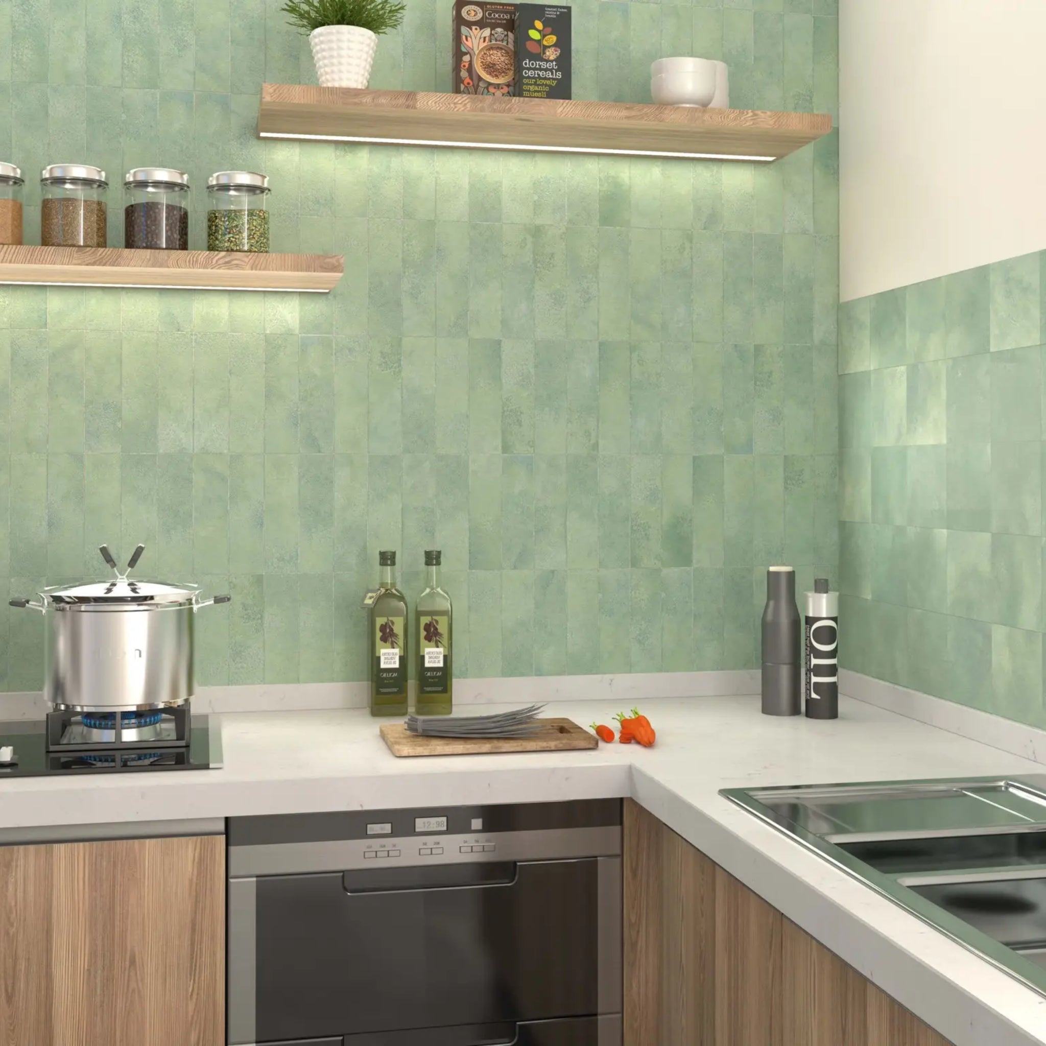 ELITE IMPORTERS GREENLAND BOREAL MATTE 64X223MM RECTANGLE TILE (PER BOX)