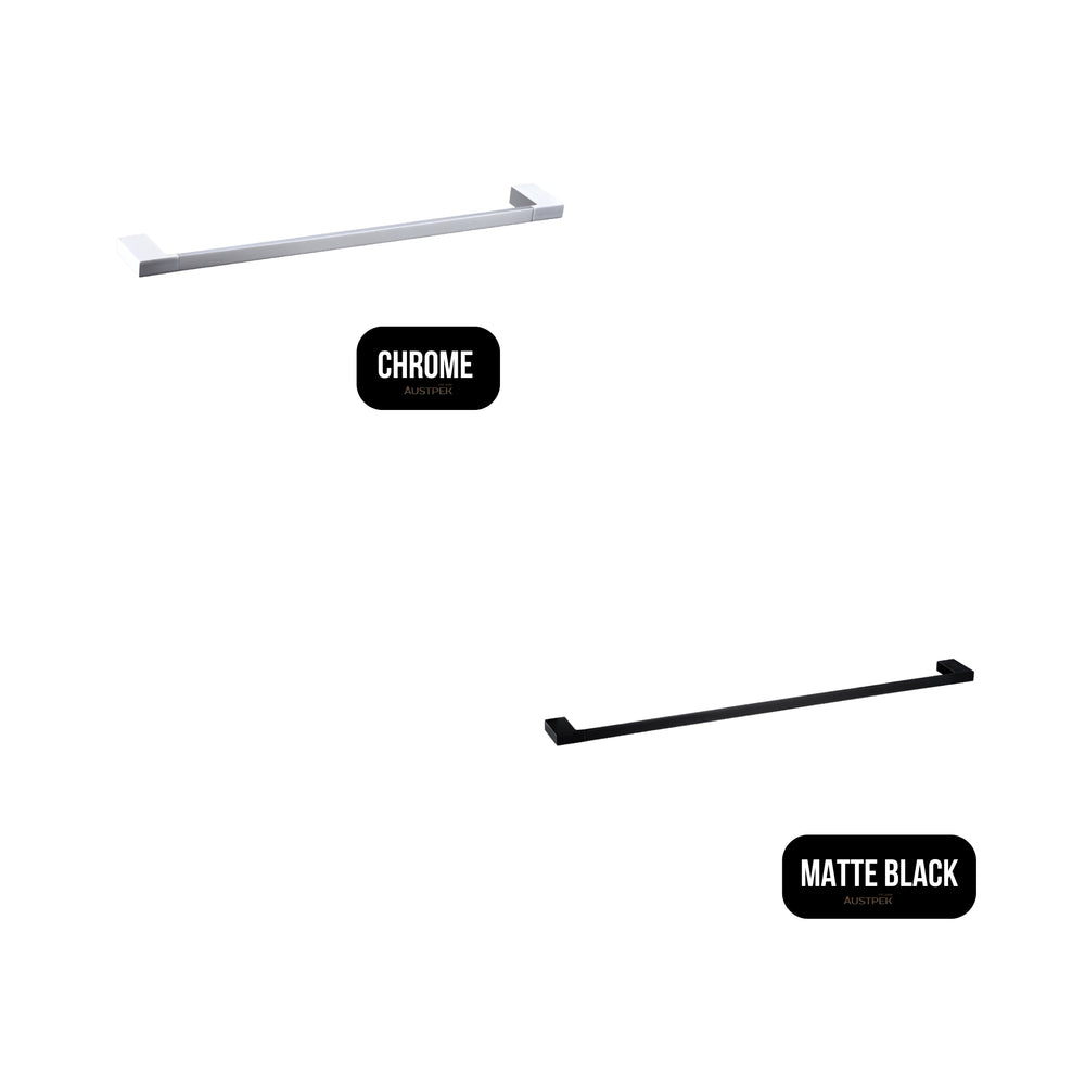 IKON EDEN SINGLE TOWEL RAIL 600MM CHROME