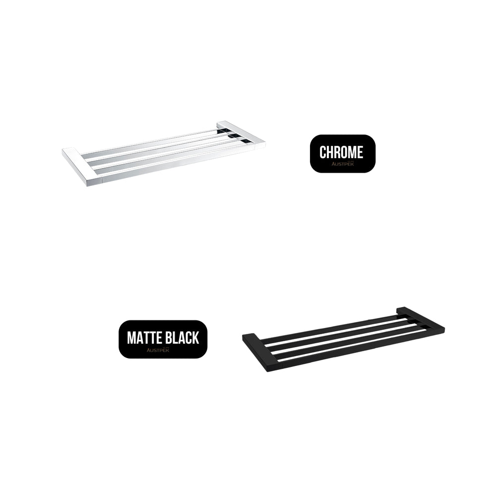 IKON EDEN TOWEL RACK 600MM MATTE BLACK