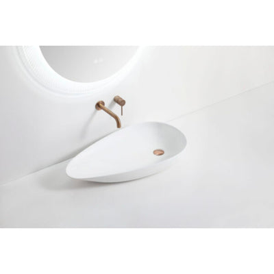 RIVA 569 ABOVE COUNTER BASIN GLOSS WHITE 580MM