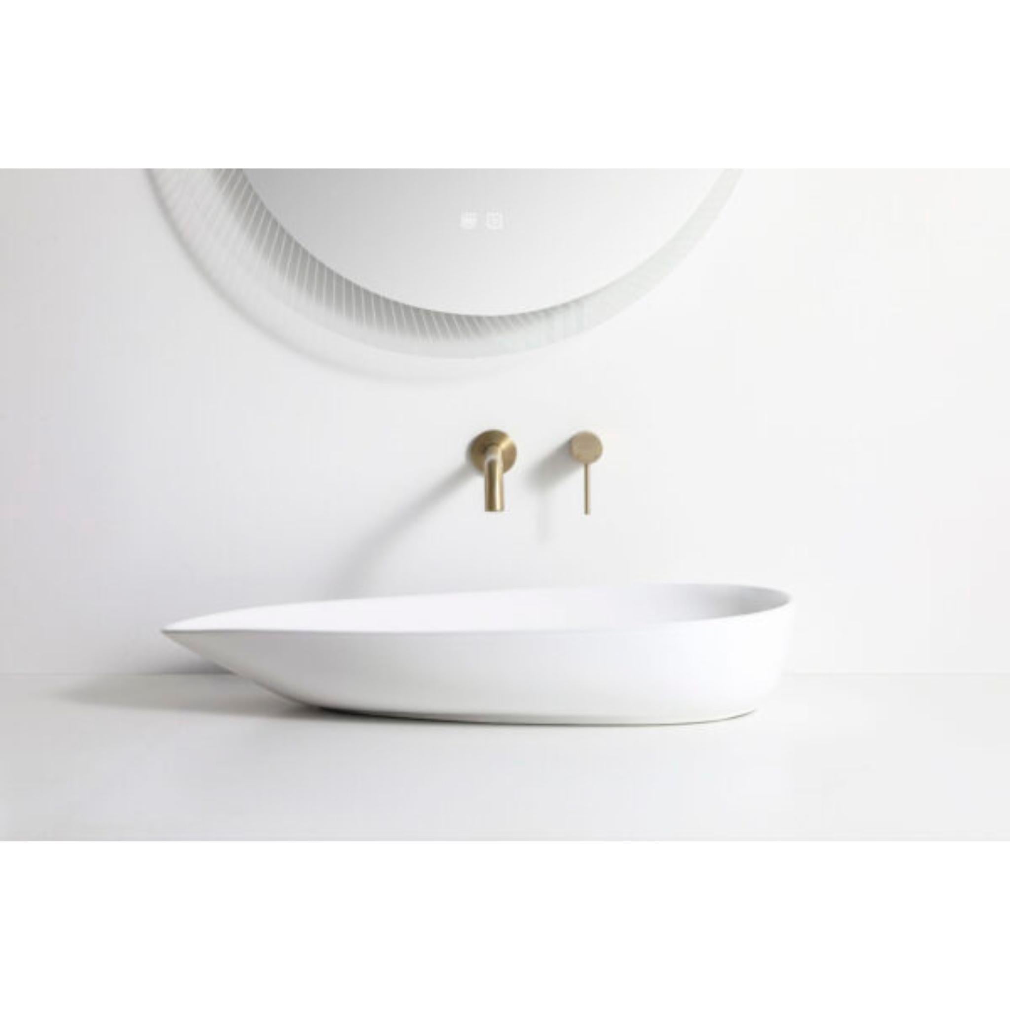 RIVA 569 ABOVE COUNTER BASIN MATTE WHITE 580MM