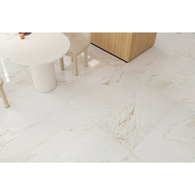EVERSTONE MARBLE RAW SILK HONED 600X300MM RECTANGLE TILE (PER BOX)