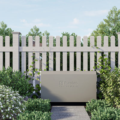 PURETEC F4 3-STAGE WHOLE HOUSE FILTERWALL SYSTEM STONE WHITE