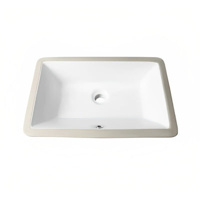 INSPIRE SQUARE UNDER MOUNT BASIN GLOSS WHITE 530MM