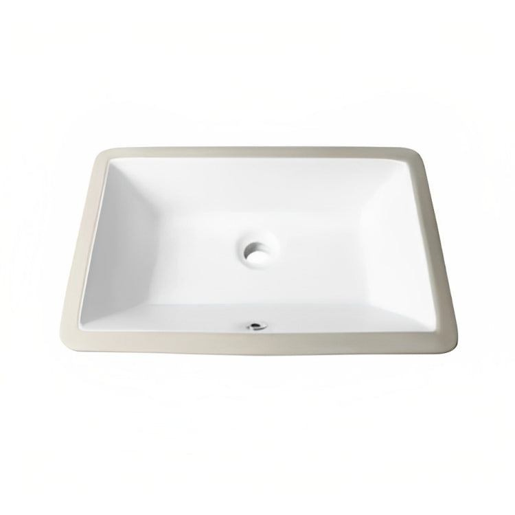 INSPIRE SQUARE UNDER MOUNT BASIN GLOSS WHITE 530MM