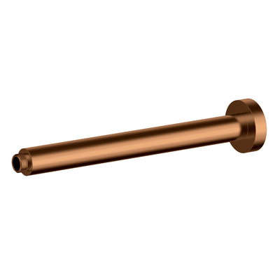 IKON ROUND VERTICAL SHOWER ARM 312MM BRUSHED COPPER