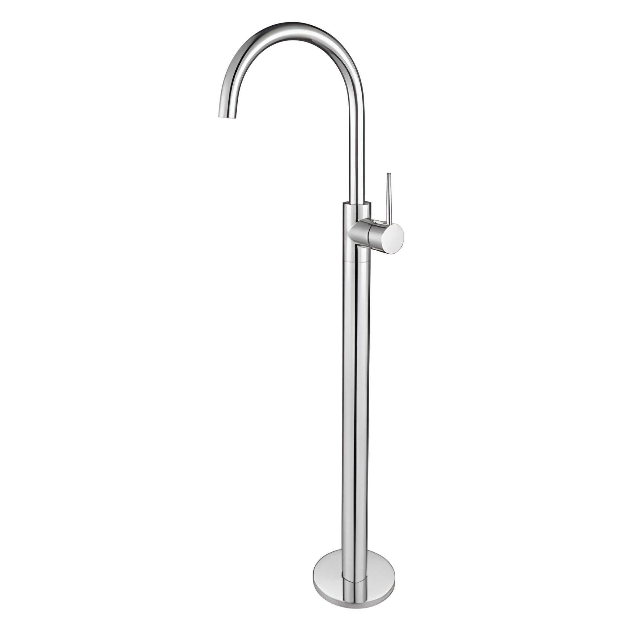 MODERN NATIONAL STAR MINI FREESTANDING BATH MIXER 984MM CHROME