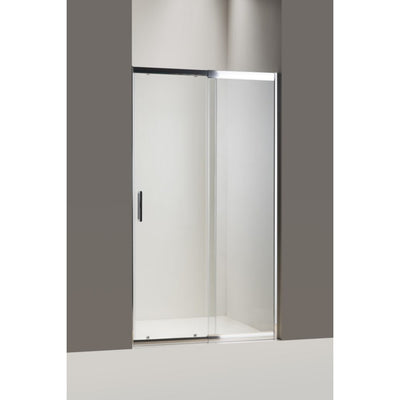 BELLA VISTA MIRAMAR SEMI FRAMED SLIDING FRONT ONLY SHOWER SCREEN CHROME