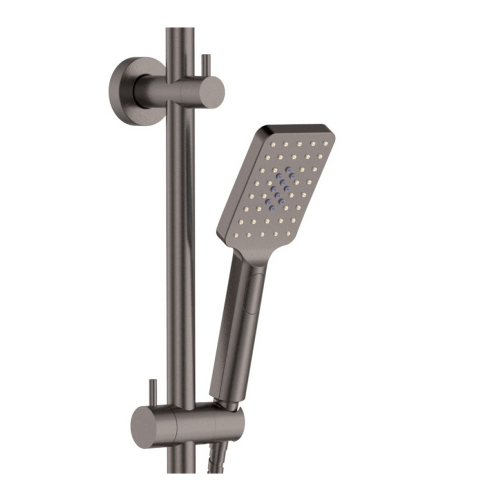 FIENZA TONO TWIN SHOWER GUN METAL