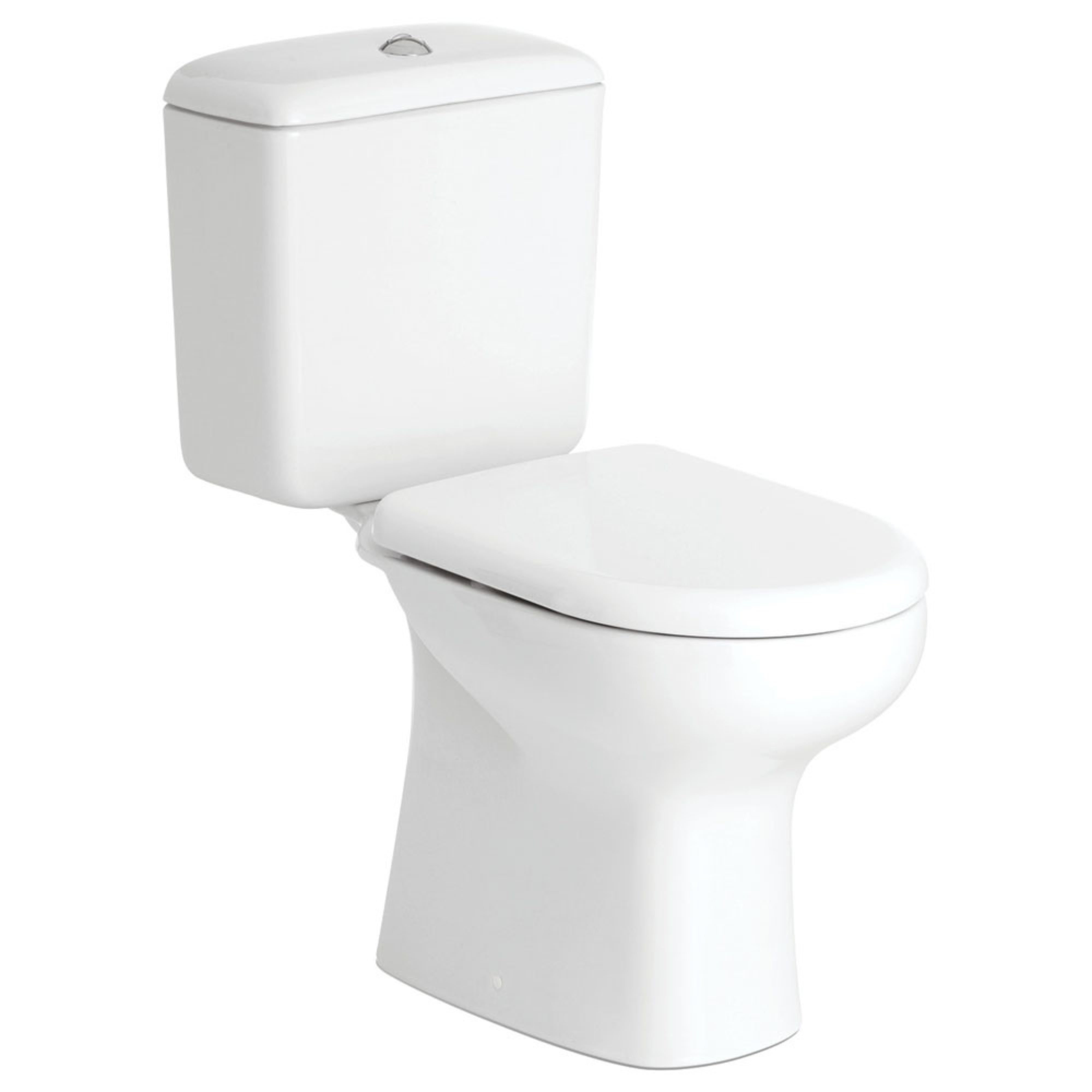 FIENZA RAK LIWA CLOSE COUPLED TOILET SUITE ALPINE WHITE WITH S-TRAP