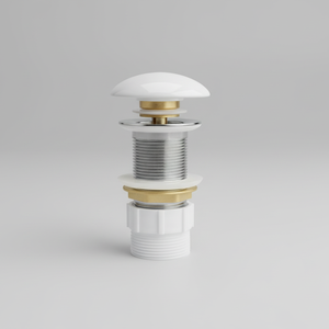 CLAYA MATTE WHITE POP-UP WASTE NON-OVERFLOW 32MM MATTE WHITE