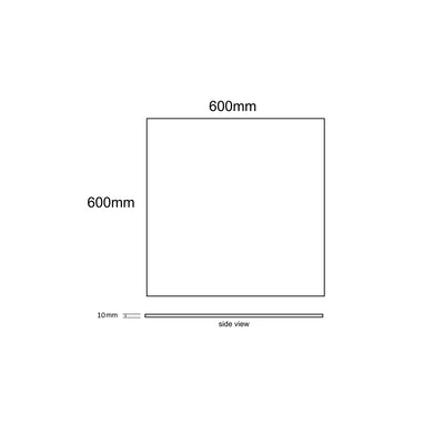 MUSES FIND DARK GREY MATTE 600X600MM SQUARE TILE (PER BOX)