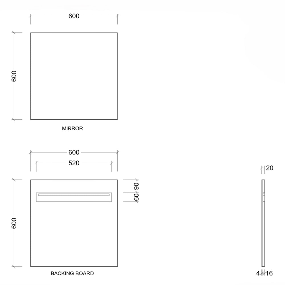 TIMBERLINE CALIFORNIA CUSTOM MIRROR (ALL SIZING)