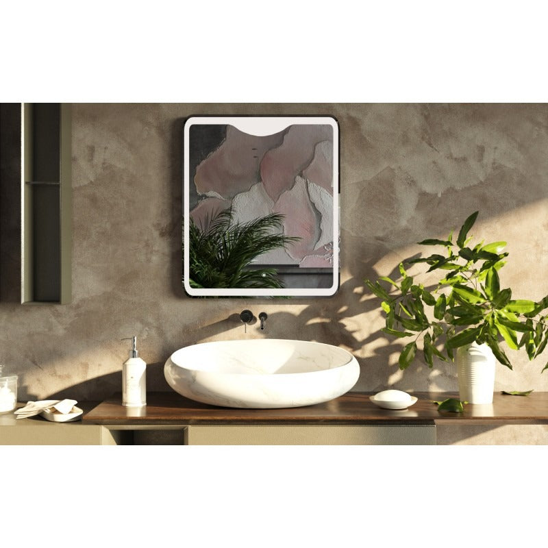 BELBAGNO FRAMELESS LED MIRROR 600X700MM