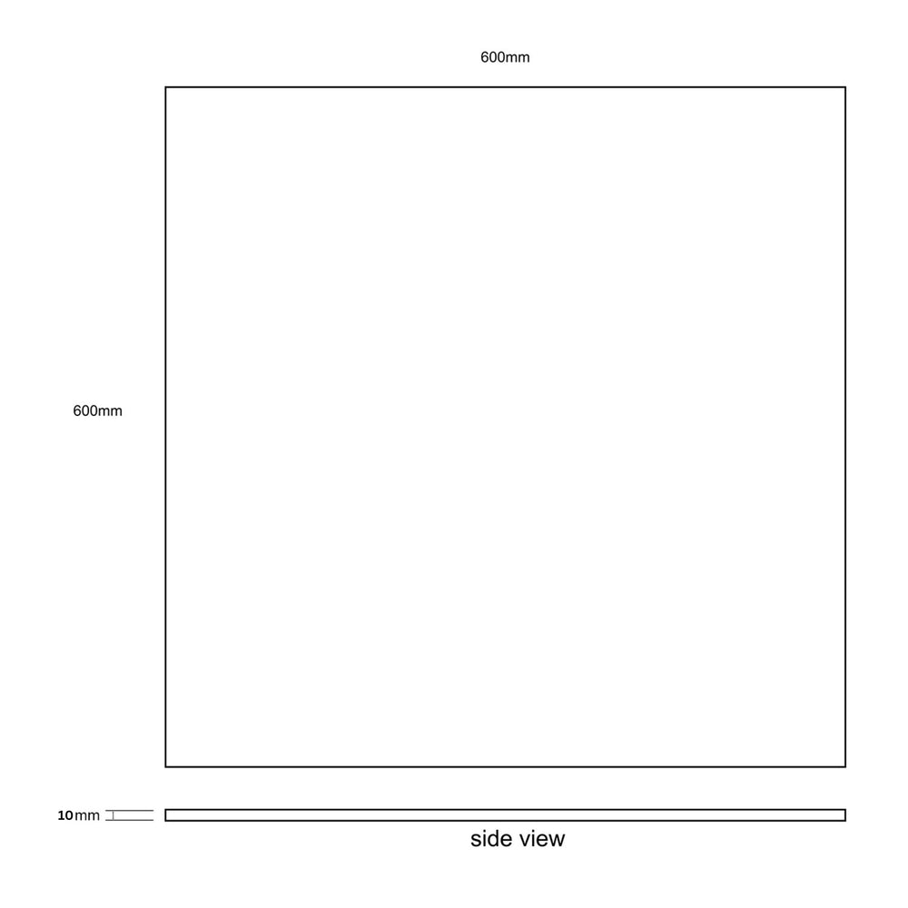 EVERSTONE AGGLO LIDO MATTE 600X600MM SQUARE TILE (PER BOX)