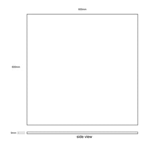 EVERSTONE ICON SILVER LAPPATO 600X600MM SQUARE TILE (PER BOX)