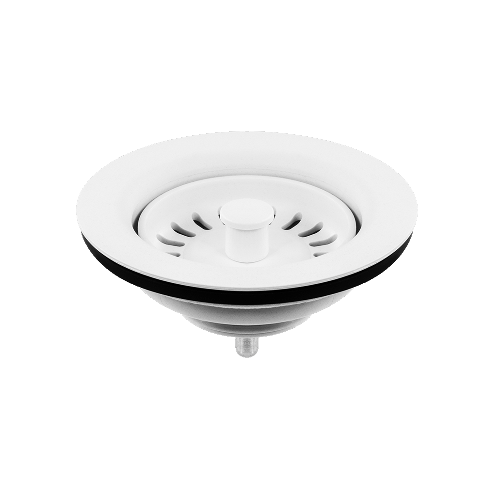 SCHOCK STRAINER & FLANGE WHITE
