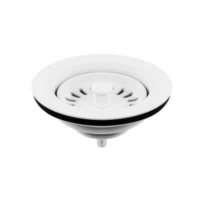 SCHOCK STRAINER & FLANGE WHITE