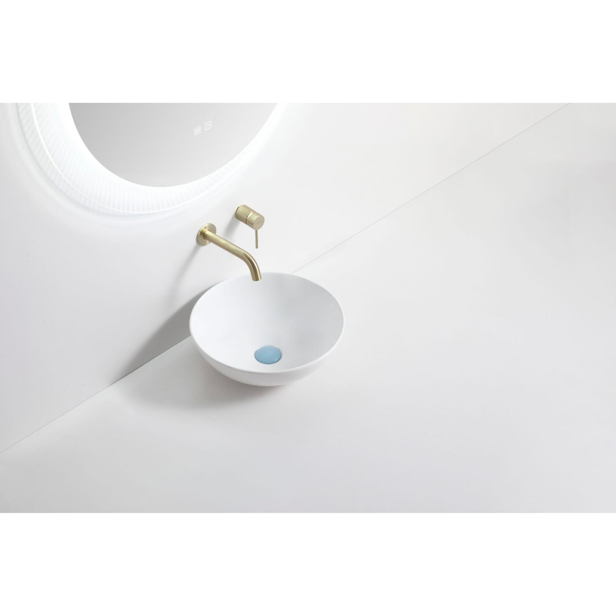 RIVA 601C ABOVE COUNTER BASIN GLOSS WHITE 400MM