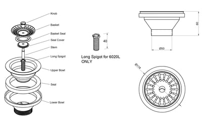 SCHOCK PLUG & WASTE ARTISAN COPPER