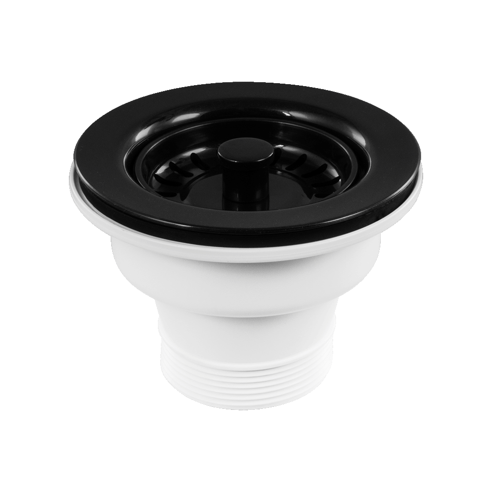 SCHOCK PLUG & WASTE GLOSS BLACK