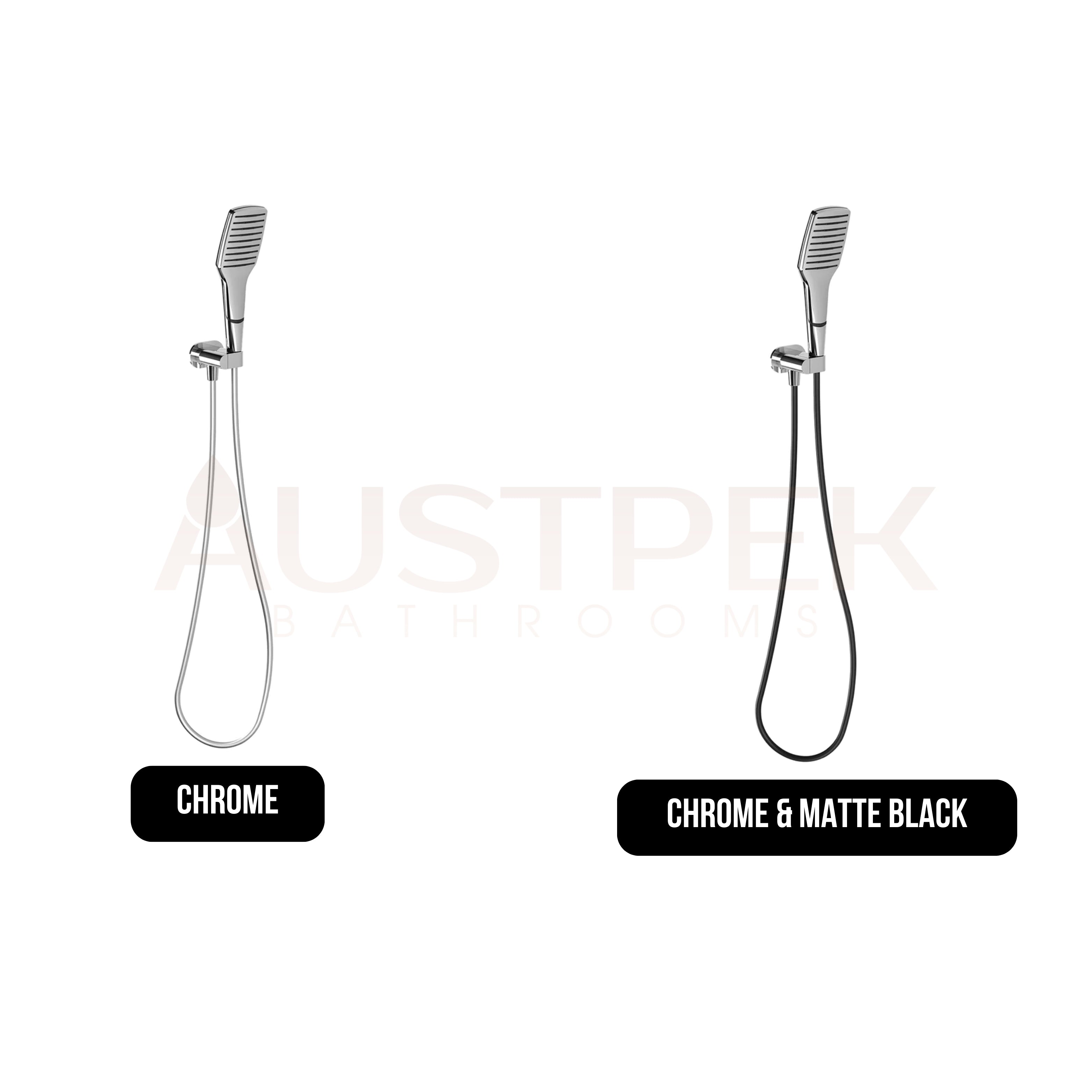 PHOENIX NX CAPE HAND SHOWER CHROME AND MATTE BLACK