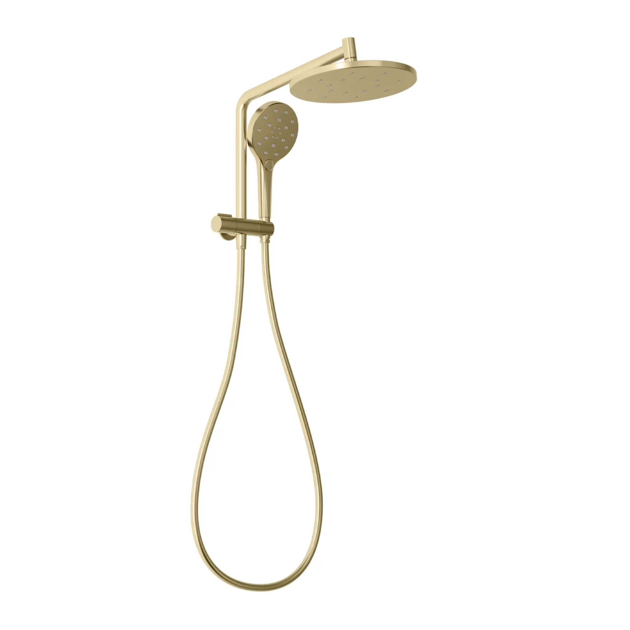 PHOENIX ORMOND COMPACT TWIN SHOWER BRUSHED GOLD