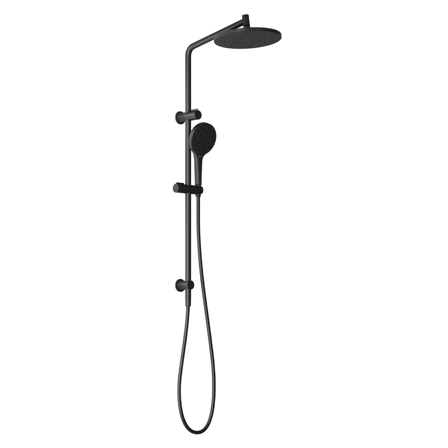 PHOENIX ORMOND TWIN SHOWER MATTE BLACK