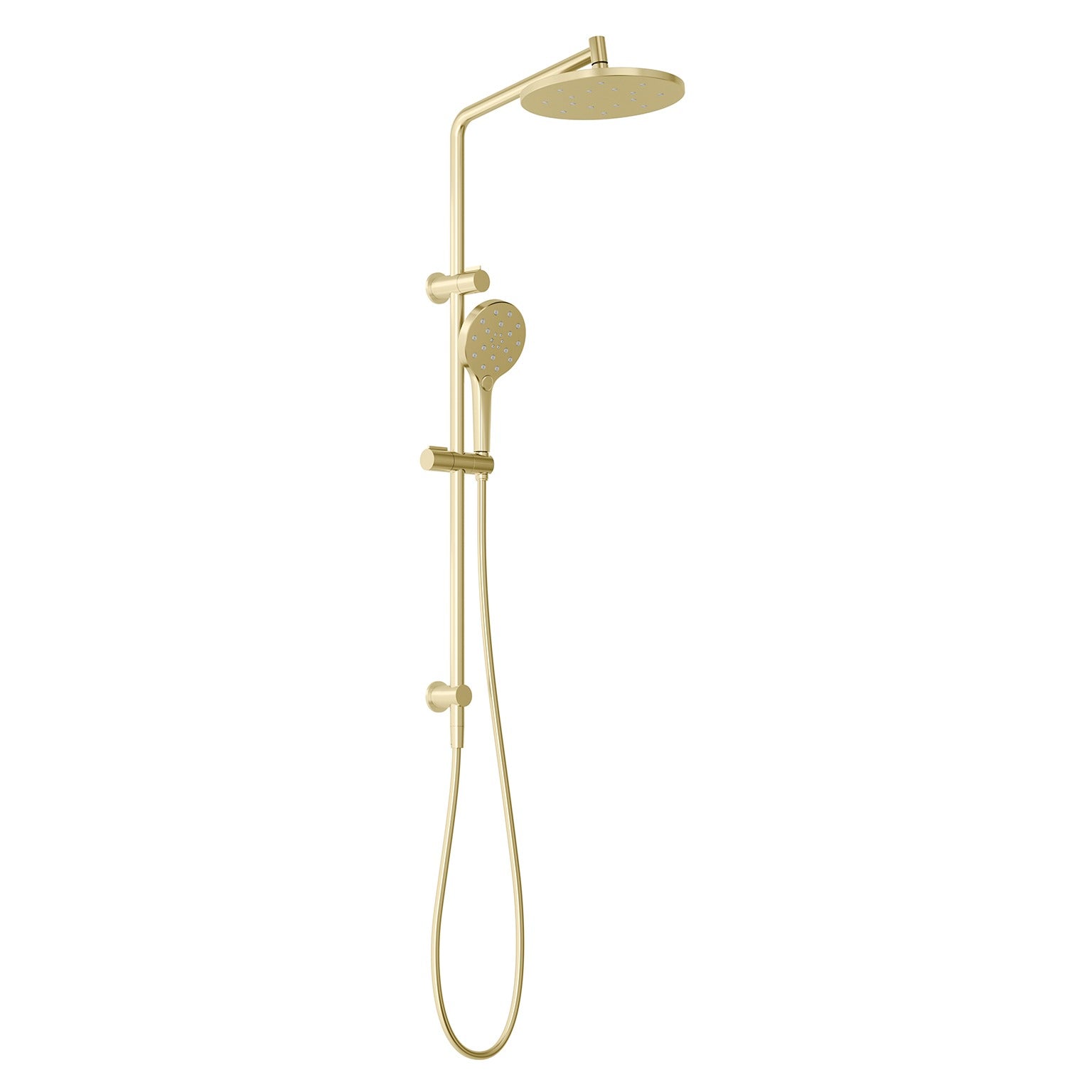 PHOENIX ORMOND TWIN SHOWER BRUSHED GOLD