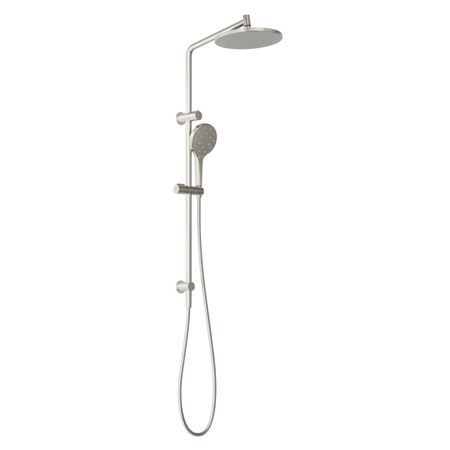 PHOENIX ORMOND TWIN SHOWER BRUSHED NICKEL