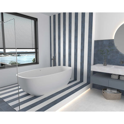 ELITE IMPORTERS GREENLAND COBALT MATTE 64X223MM RECTANGLE TILE (PER BOX)