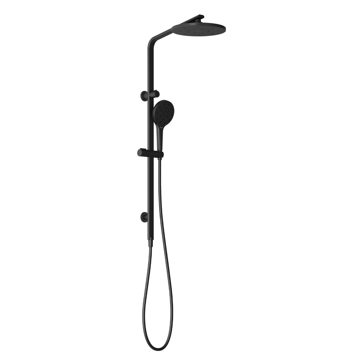 PHOENIX OXLEY TWIN SHOWER MATTE BLACK