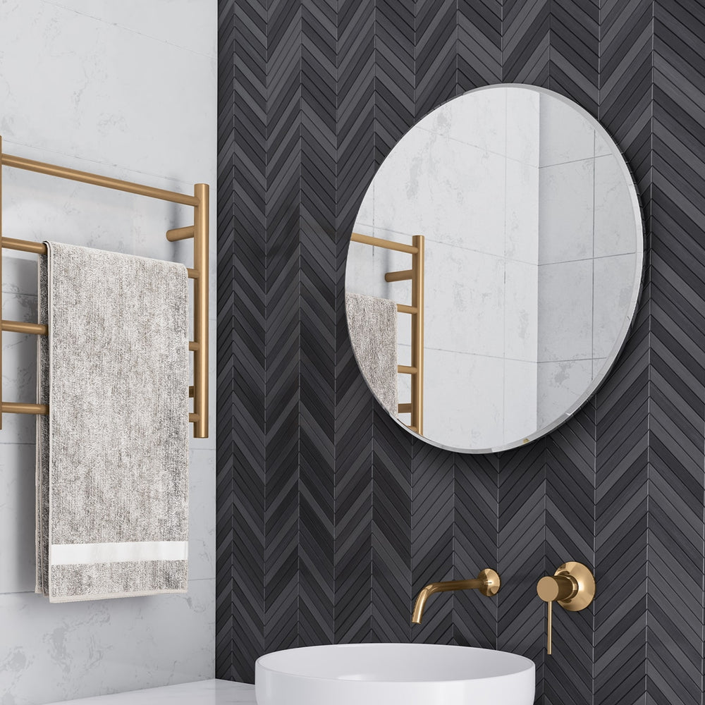 THERMOGROUP ABLAZE ROUND 18MM BEVEL EDGE MIRROR 700MM