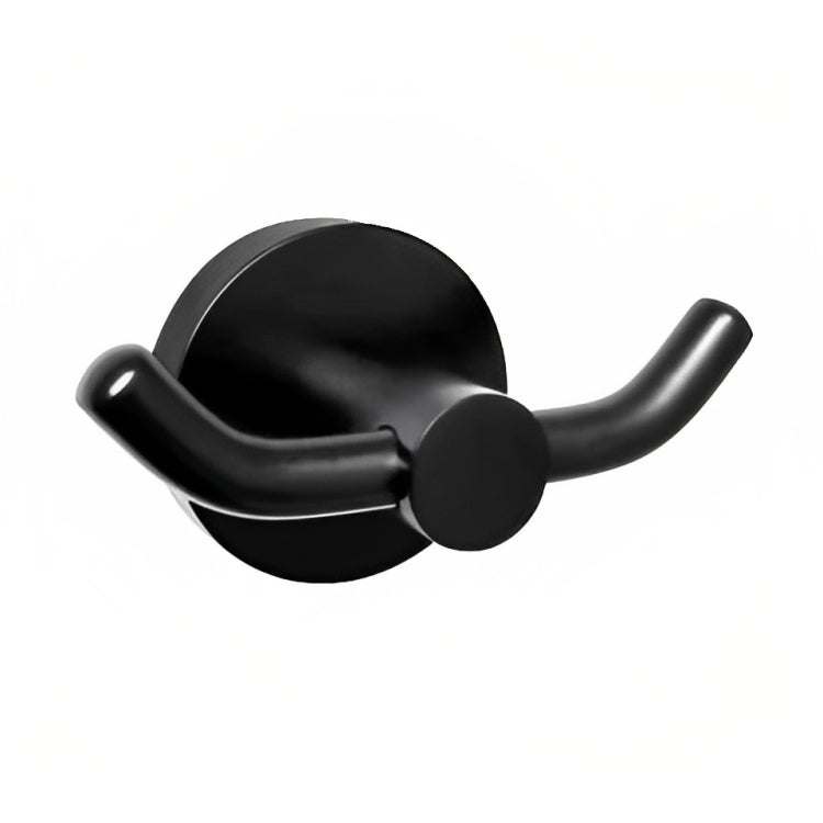 INSPIRE RONDO DOUBLE ROBE HOOK BLACK 92MM