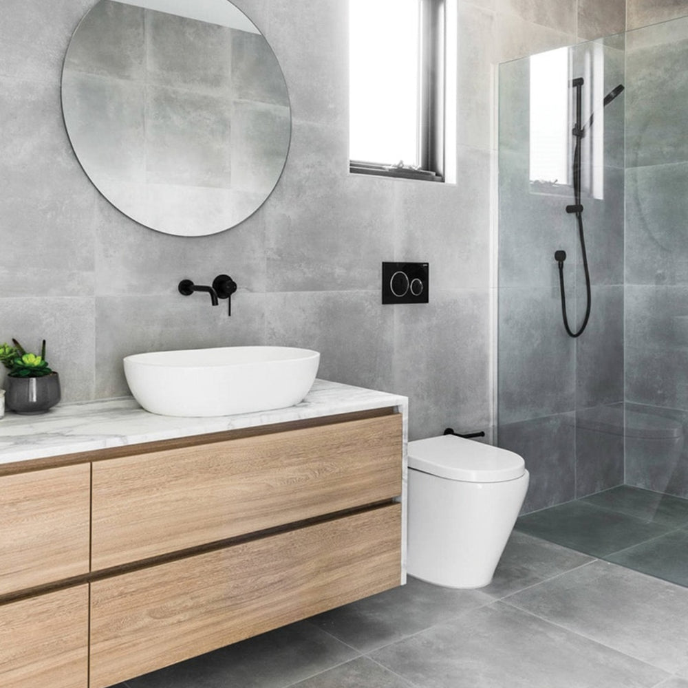 THERMOGROUP ABLAZE RIO FRAMELESS ROUND POLISHED EDGE MIRROR 600MM