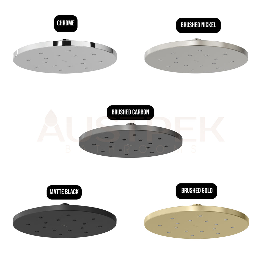 PHOENIX LUXEXP SHOWER ROSE 250MM MATTE BLACK