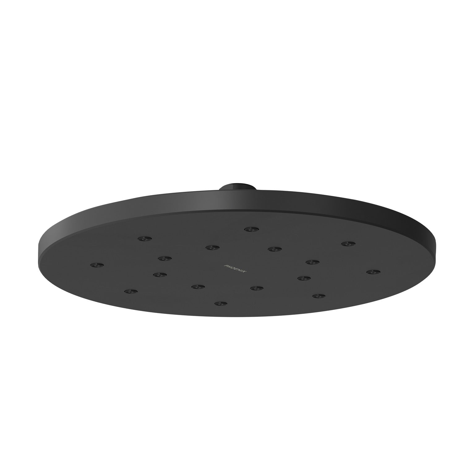 PHOENIX LUXEXP SHOWER ROSE 250MM MATTE BLACK