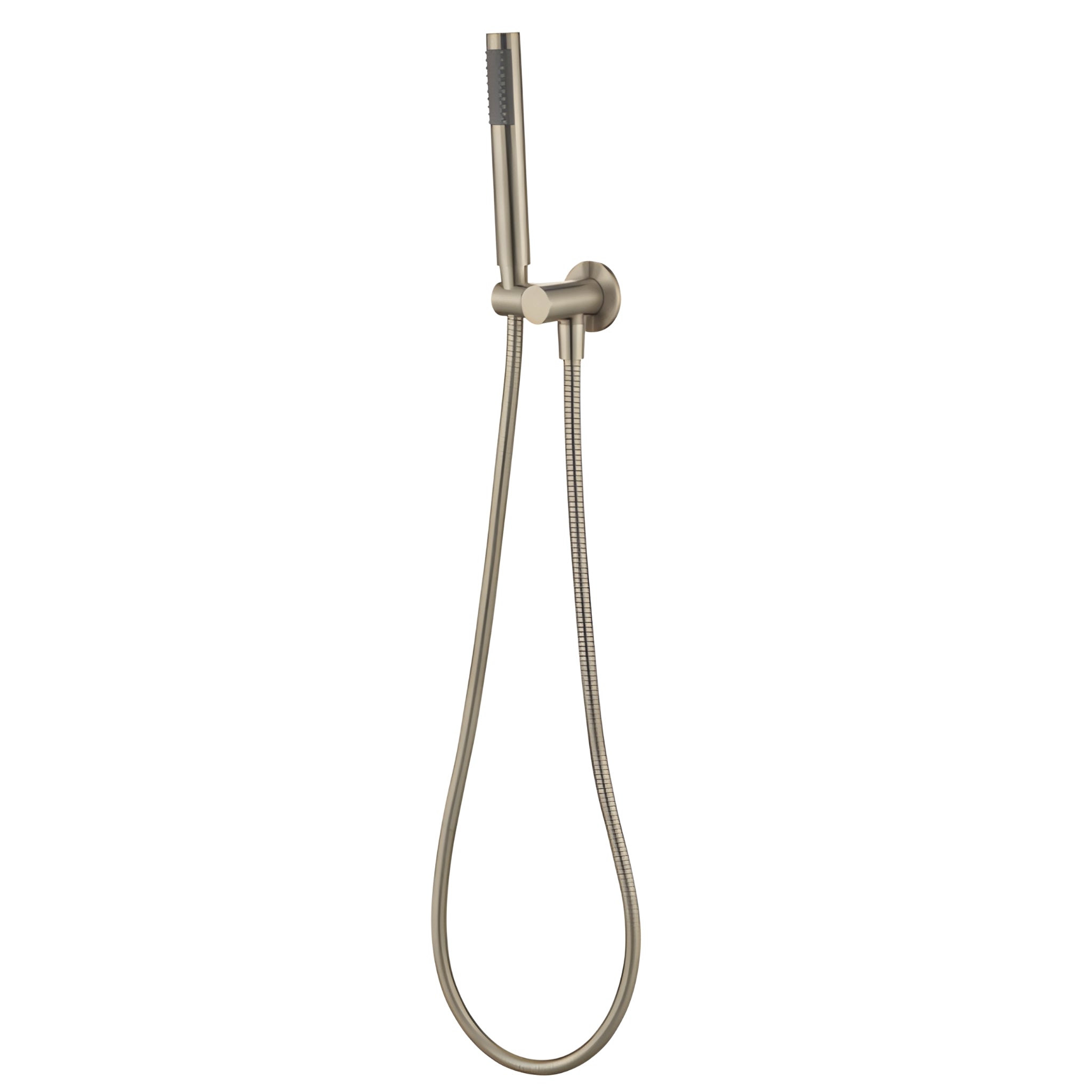 MODERN NATIONAL STAR MINI HAND SHOWER ON BRACKET 265MM BRUSHED NICKEL