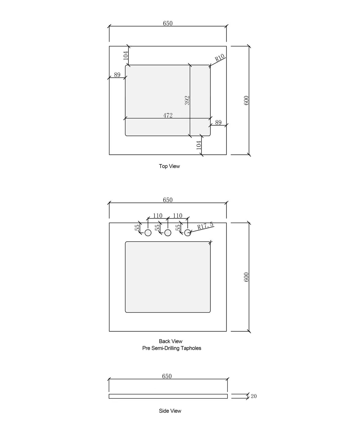 OTTI NOOSA MATTE WHITE 1300MM LAUNDRY AND WALL CABINET WITH STONE TOP & SINK (PACKAGE-C)