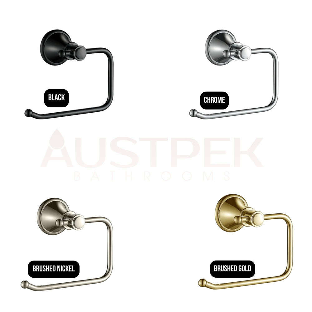 IKON CLASICO TOILET ROLL HOLDER BRUSHED GOLD 144MM