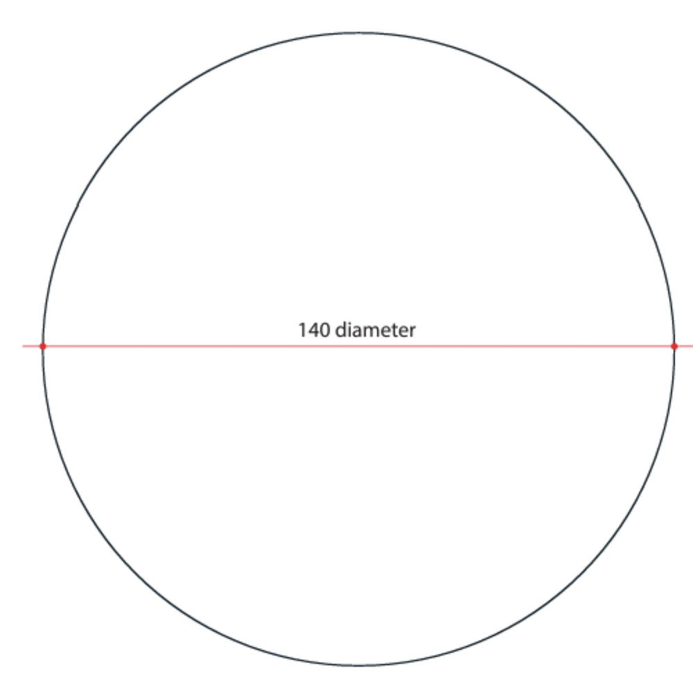 THERMOGROUP ABLAZE 3X MAGNETIC MOUNTED COSMETIC MAGNIFICATION MIRROR 140MM
