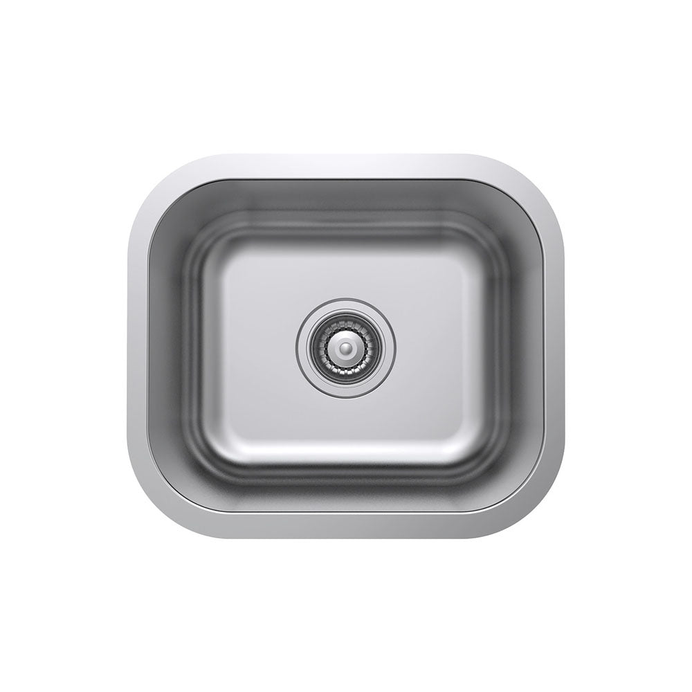 FIENZA TIVA SINGLE BOWL KITCHEN SINK STAINLESS STEEL 420MM