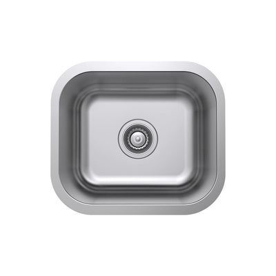FIENZA TIVA SINGLE BOWL KITCHEN SINK STAINLESS STEEL 420MM