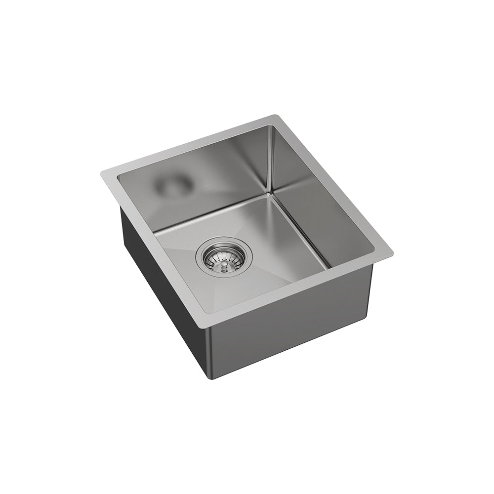FIENZA HANA 27L SINGLE BOWL KITCHEN SINK KIT STAINLESS STEEL 390MM