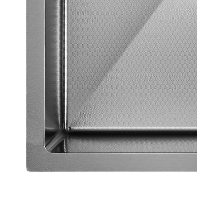 FIENZA HANA ANTI SCRATCH SINGLE BOWL KITCHEN SINK PVD GUN METAL 450MM
