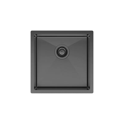 FIENZA HANA SINGLE BOWL KITCHEN SINK PVD CARBON METAL 450MM