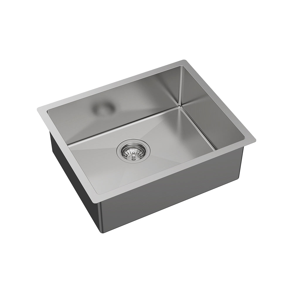FIENZA HANA SINGLE BOWL KITCHEN SINK KIT STAINLESS STEEL 550MM